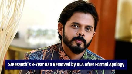 Sreesanth Ban Revoked: KCA accepts unconditional apology, clears Kerala Cricket League return