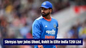 Shreyas Iyer joins Dhoni, Rohit in elite list with unique record