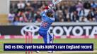 IND vs ENG: Shreyas Iyer BREAKS Virat Kohli’s rare record with captain’s fifty as rain interrupts England chase