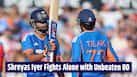 WATCH: Shreyas Iyer fights alone with unbeaten 80 as India post 158/7 in must-win England T20I