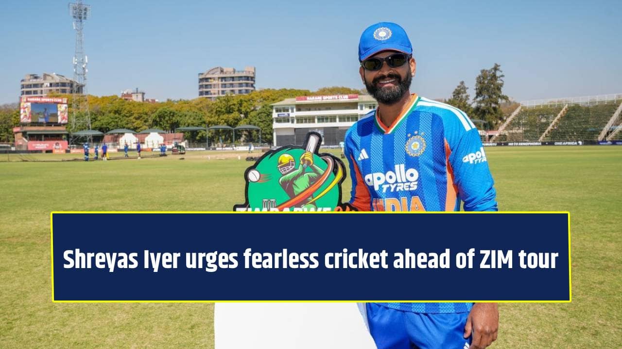Shreyas Iyer urges fearless approach as India aim to bounce back against Zimbabwe