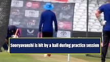 BIG trouble for Team India ahead of England clash as Vaibhav Sooryavanshi hit by a ball during the practice session