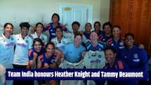 Team India honours retiring Heather Knight and Tammy Beaumont with signed jerseys after historic Lord’s Test win