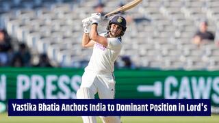 Yastika Bhatia nears maiden Test century, India extend MASSIVE lead at Lord's