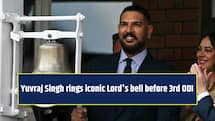 Yuvraj Singh rings the iconic Lord’s bell ahead of India vs England 3rd ODI