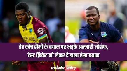 Alzarri Joseph Hits Back at Daren Sammy Over Test Availability Row