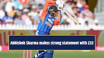 WATCH: Abhishek Sharma’s 25 sixes power him to a stunning 233 off 91 balls