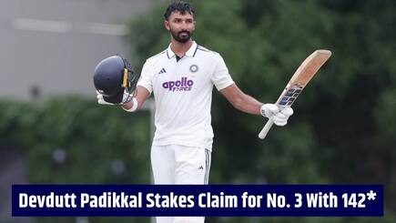 ‘Really Good’: India coach hails Devdutt Padikkal after stunning 142