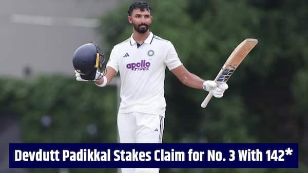 ‘Really Good’: India coach hails Devdutt Padikkal after stunning 142