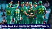 Kagiso Rabada reveals South Africa's 2027 World Cup mindset