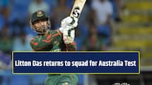 Bangladesh receive major boost as Litton Das returns for Australia Test series 