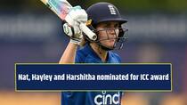 Star players Nat, Hayley and Harshitha nominated for ICC award