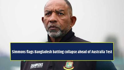 Simmons flags Bangladesh batting collapse ahead of Australia Test