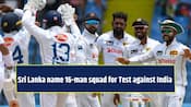 Sri Lanka name 16-man squad for Test against India