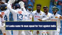 Sri Lanka name 16-man squad for the Test against India in Colombo
