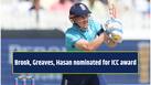Star players Brook, Greaves, Hasan nominated for ICC award