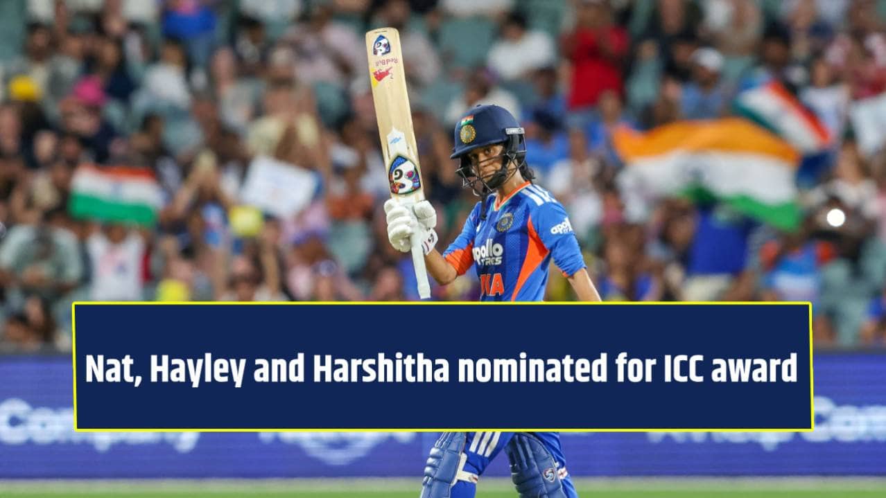 \Hayley, Harshitha shine as ODI dominance earns Player of the Month nomination