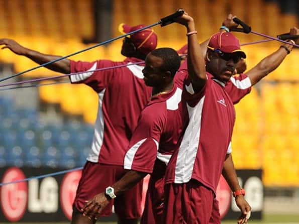 Rain hampers Windies practice session Rain hampers Windies practice session