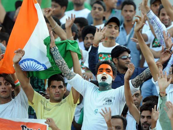 Moderate crowd turns up for India-England third ODI at Mohali Moderate crowd turns up for India-England third ODI at Mohali