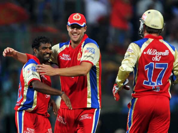 Muralitharan spins Royal Challengers Bangalore to victory over Delhi Daredevils in IPL 2012 match Muralitharan spins Royal Challengers Bangalore to victory over Delhi Daredevils in IPL 2012 match