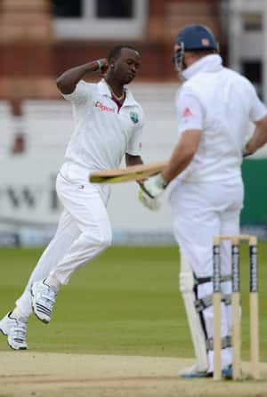 Kemar Roach keeps hopes of West Indies win alive at Lord's Kemar Roach keeps hopes of West Indies win alive at Lord's