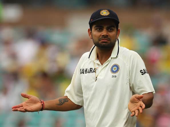 Virat Kohli fined for offensive gesture Virat Kohli fined for offensive gesture