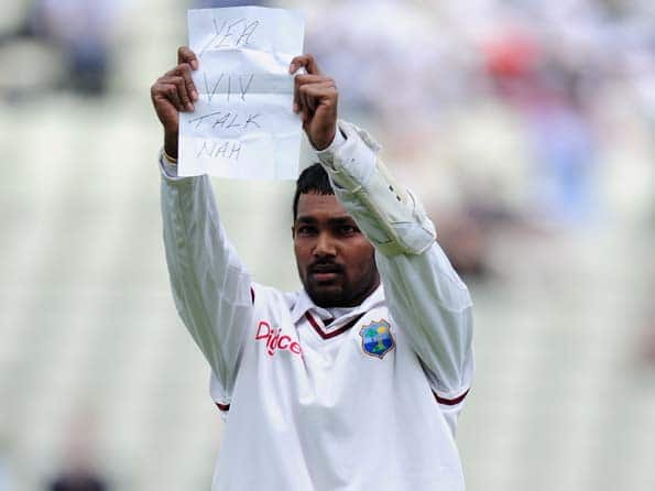 Denesh Ramdin hits back at Sir Viv Richards after scoring century Denesh Ramdin hits back at Sir Viv Richards after scoring century