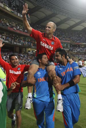 Coach Kirsten bids goodbye to India Coach Kirsten bids goodbye to India