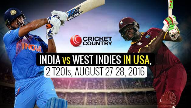 India vs West Indies in USA, 2016 Schedule, Points Table & Teams