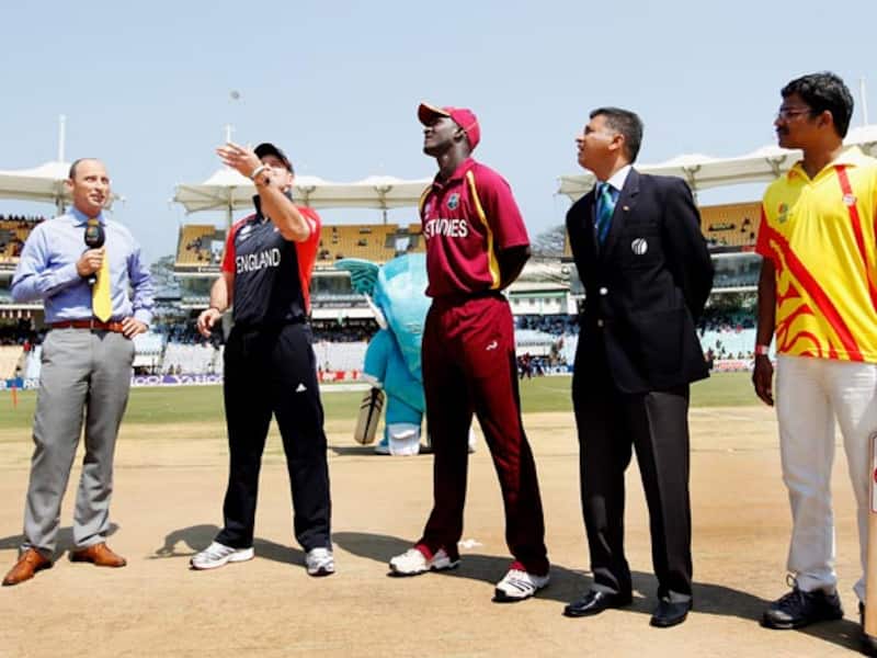England win toss, opt to bat against West Indies
