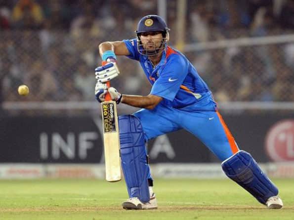 Yuvraj Singh warms up with T20 match Yuvraj Singh warms up with T20 match