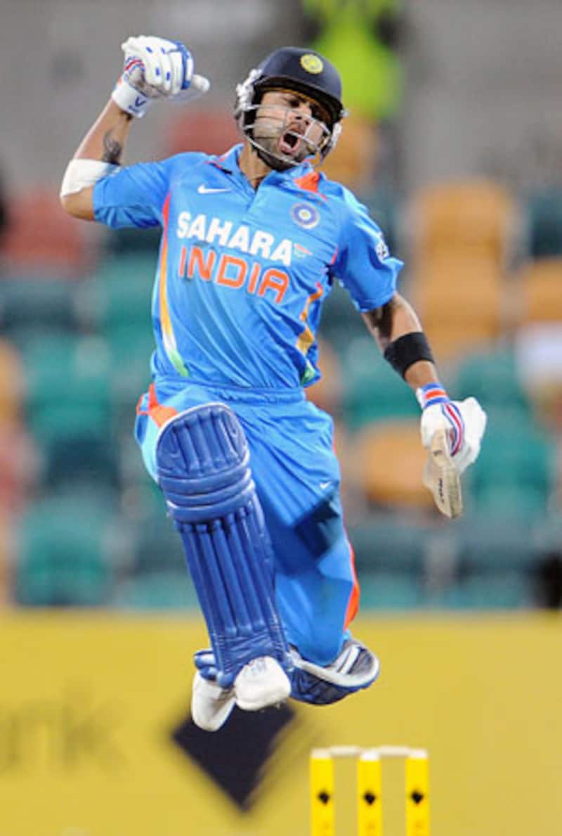 Virat Kohli becomes fastest to reach 10 tons in ODIs