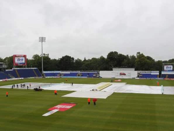No play before lunch on last day at Cardiff No play before lunch on last day at Cardiff