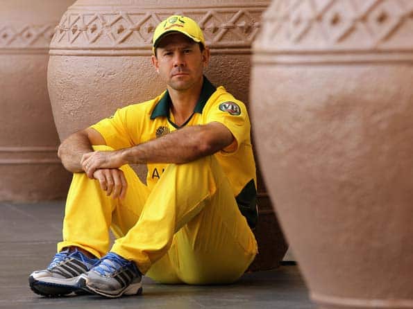 Angry Ponting smashes LCD in dressing room Angry Ponting smashes LCD in dressing room