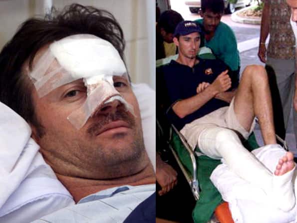 Mark Boucher - the latest in a long list of victims of freak injuries on a cricket field