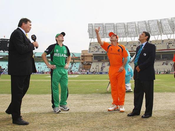 Ireland win the toss, choose to bowl against Netherlands