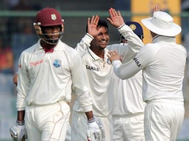 West Indies make slow start against India in the first Test