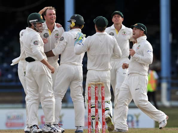 Australia on top after West Indies stumble in first innings Australia on top after West Indies stumble in first innings