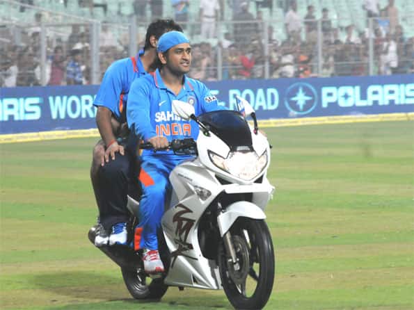 MS Dhoni rues inability to ride bikes due to hectic schedule