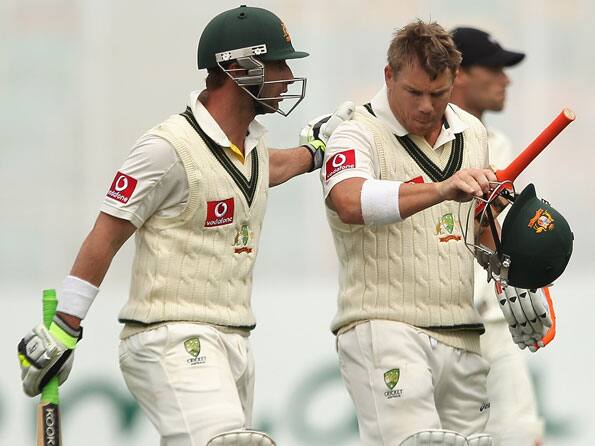 Hughes, Warner provide Australia solid start in chase of 241 