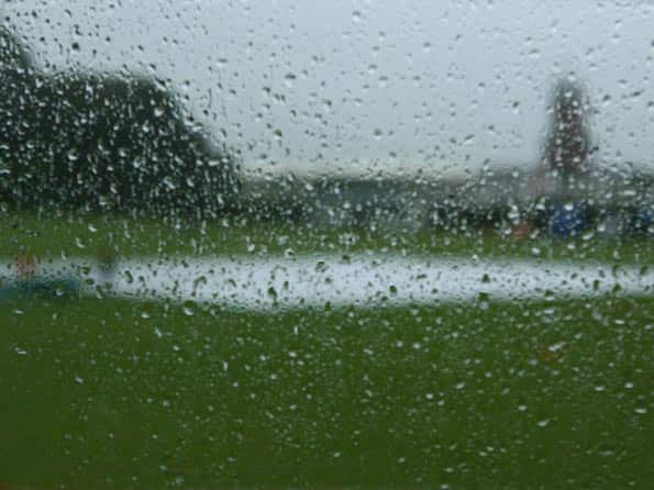 Rain plays spoilsport on day one of New Zealand-South Africa first Test at Dunedin Rain plays spoilsport on day one of New Zealand-South Africa first Test at Dunedin