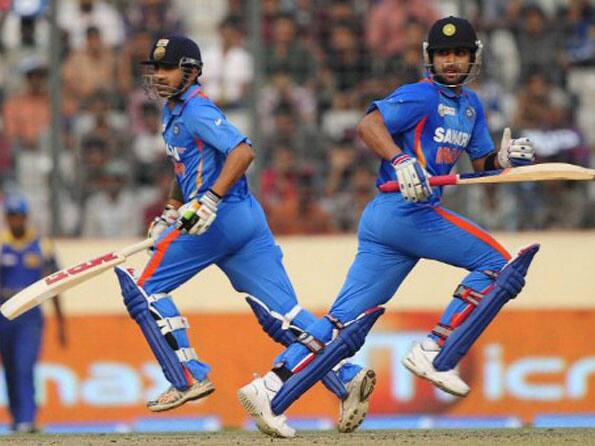 Kohli, Gambhir tons propel India to huge total in Asia Cup match against Sri Lanka Kohli, Gambhir tons propel India to huge total in Asia Cup match against Sri Lanka