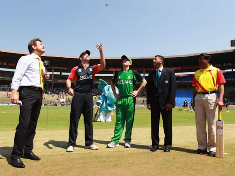 England choose to bat first against Ireland