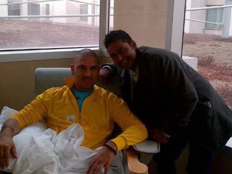 Latest picture of Yuvraj Singh shared on Facebook