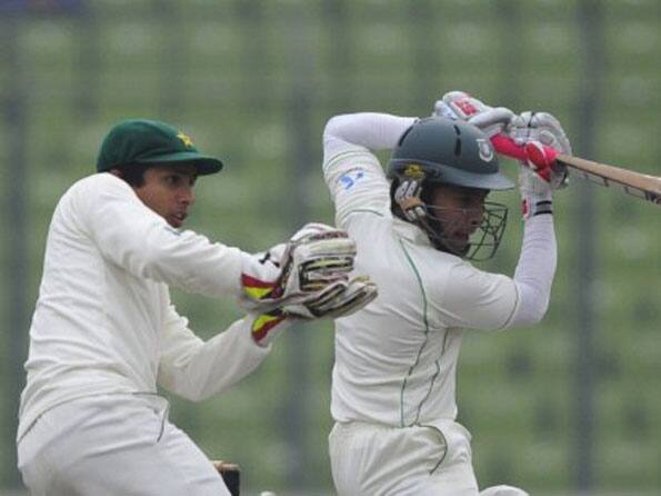 Shakib, Mushfiqur steer Bangladesh's charge on second day 