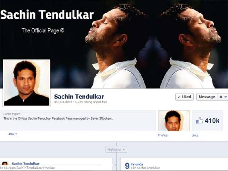 Sachin Tendulkar joins Facebook; gets overwhelming response from fans