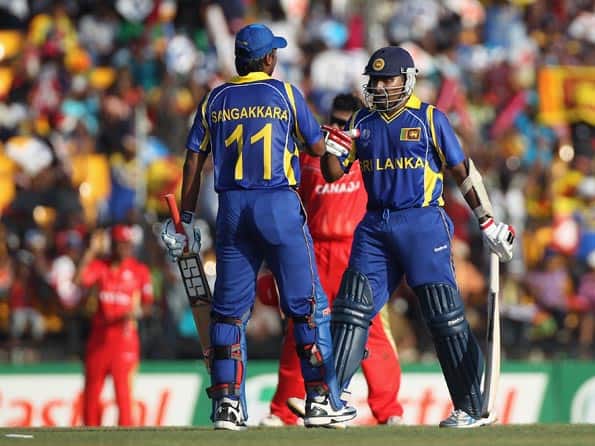Jayawardene, Sangakkara make merry Jayawardene, Sangakkara make merry