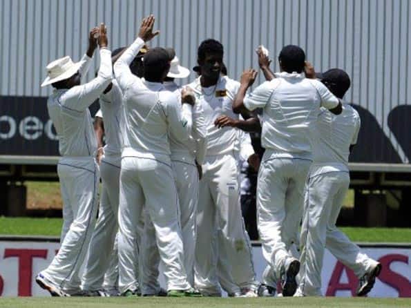 Thisara Perera's double strike slows South Africa
