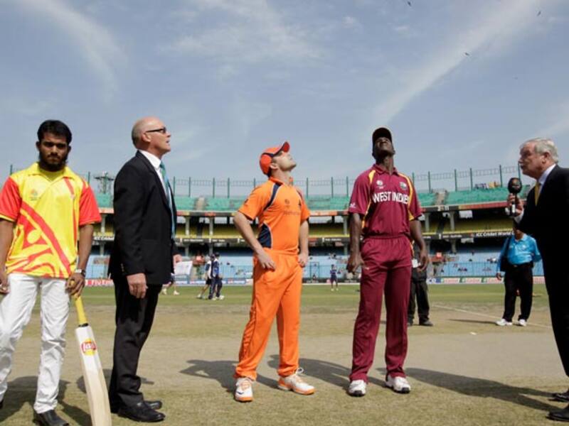 Netherlands choose to bowl first against West Indies