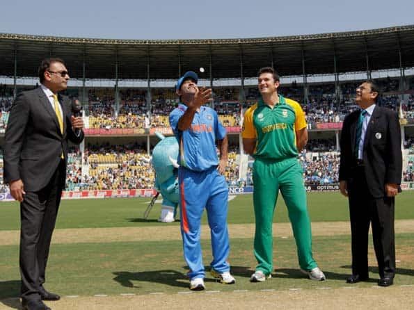 India win toss, elect to bat against South Africa
